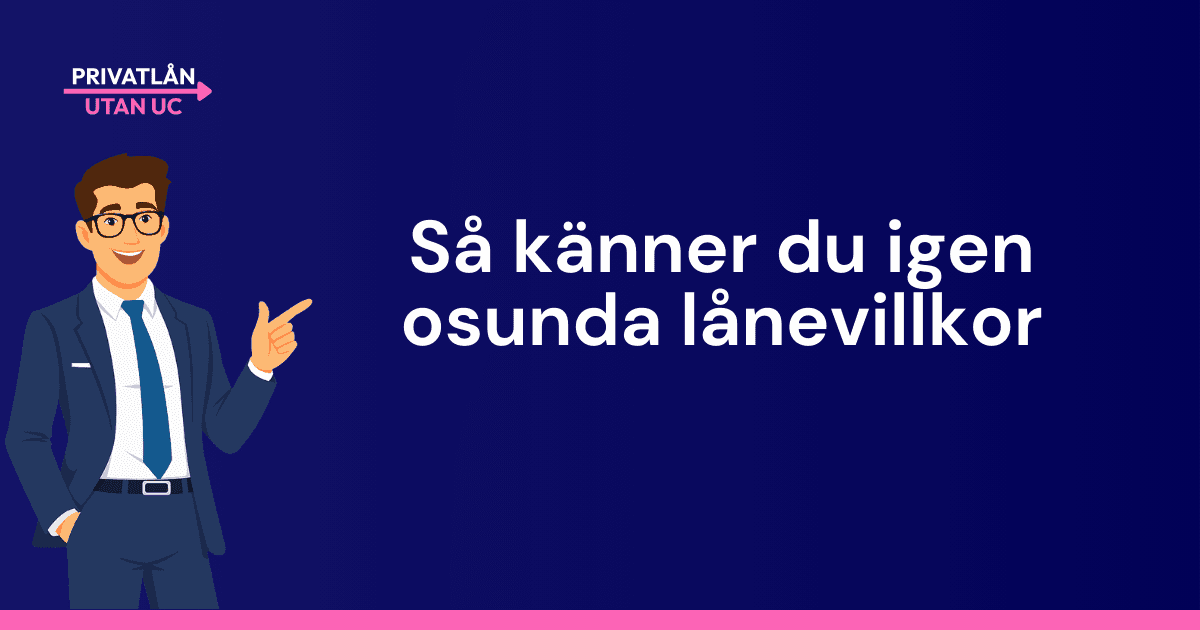 känn igen osunda villkor