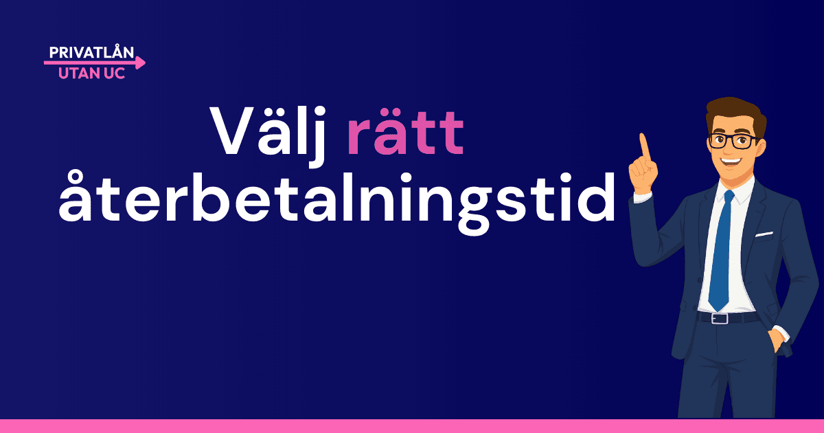välj rätt återbetalningstid