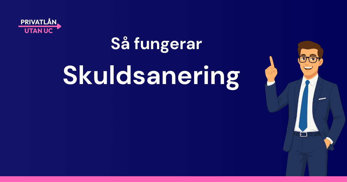så fungerar skuldsanering