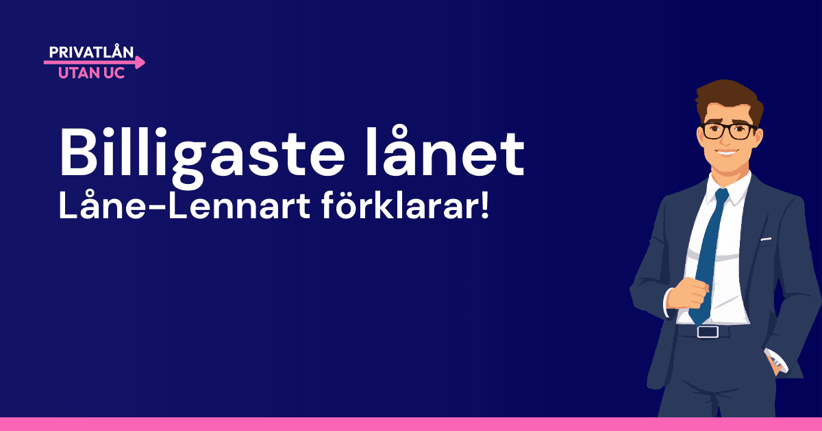 Det billigaste lånet