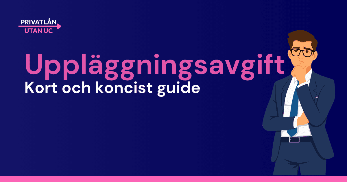 uppläggningsavgift guide